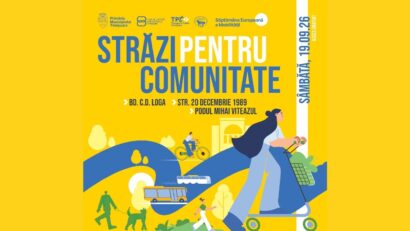 Săptămâna Europeană a Mobilității la Timișoara: mic dejun pe pod, Firobuz Cafe și activități sportive pe 19 septembrie