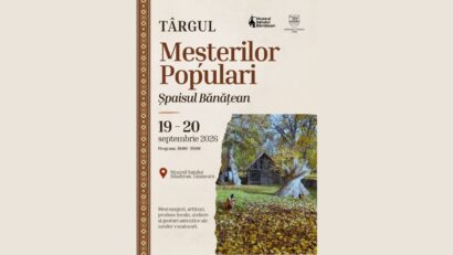 Șpaisul Bănățean 2026: peste 70 de meșteri, artizani și producători locali vin la Muzeul Satului Bănățean