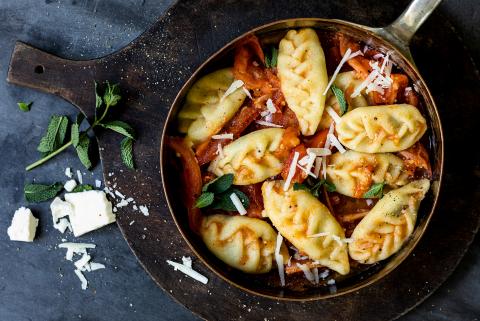 Culurgiones – pastele tradiționale din Sardinia cu cartofi, pecorino și mentă