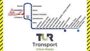 Reșița: stația „Ateneul Tineretului” nu va mai fi deservită temporar