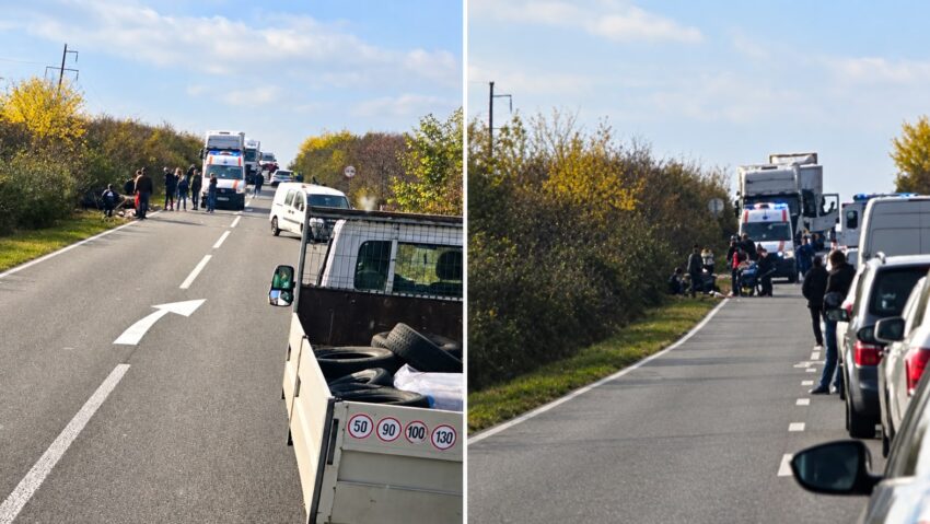 Accident pe DN 58B, între Gherteniș și Măureni: două persoane au ajuns la spital