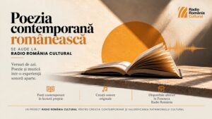 Poezia contemporană românească se aude la Radio România Cultural