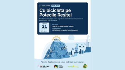 Tură gratuită cu bicicleta pe potecile din jurul Reșiței, sâmbătă, 31 octombrie