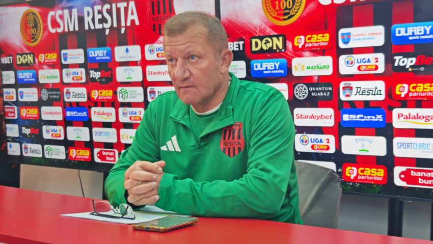 CSM Reşiţa vrea trei puncte din duelul cu Gloria Bistriţa. Dorinel Munteanu: “Întâlnim o echipă imprevizibilă”