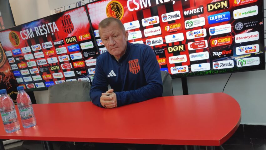 CSM Reşiţa înfruntă Cetatea Suceava. Dorinel Munteanu: “Vreau atitudine şi implicare, întâlnim o echipă incomodă”
