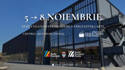 Târgul de Carte Gaudeamus Radio România, în premieră la Reșița! Patru zile cu scriitori de renume, conferințe, concerte și intrare liberă