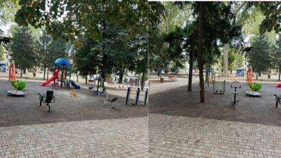 Acte de vandalism în Caransebeș. Locul de joacă din Parcul Dragalina, o fântână publică și mobilierul urban, deteriorate