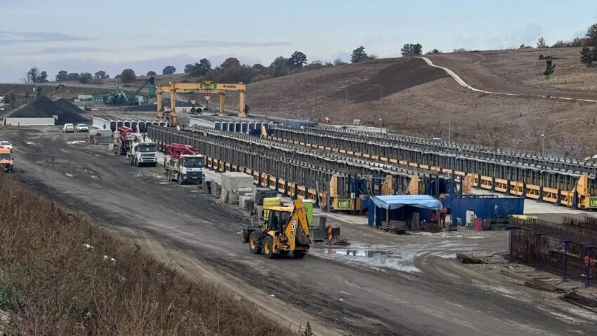 Autostrada A1 Margina – Holdea: stadiul lucrărilor a ajuns la 70%. Progrese importante la pasaje și viaducte