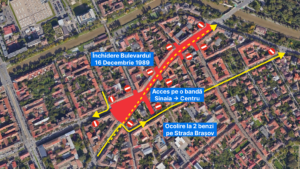 Încep lucrările pentru regenerarea Pieței Mocioni din Timișoara. Primele schimbări de circulație, din 26 octombrie