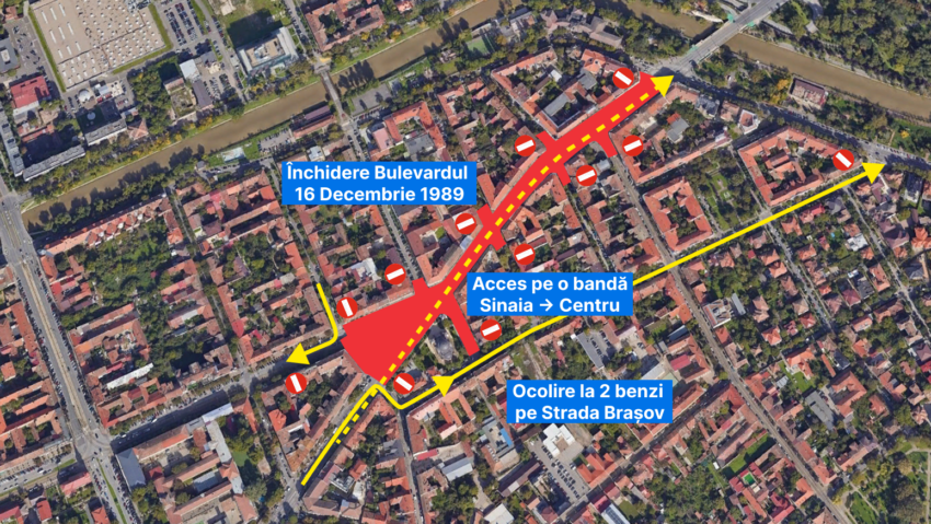 Încep lucrările pentru regenerarea Pieței Mocioni din Timișoara. Primele schimbări de circulație, din 26 octombrie
