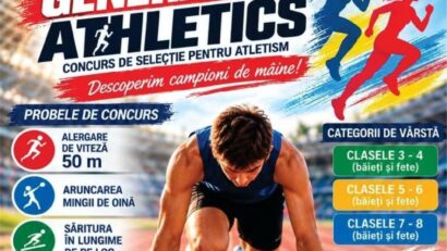 Prima ediție „Next Generation Athletics” la Reșița