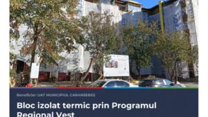 Lucrări de eficientizare energetică la blocurile de pe Splaiul Sebeșului din Caransebeș