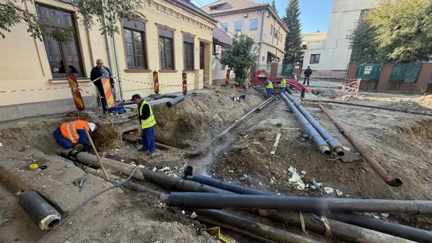 Timişoara: Regenerarea urbană din Traian avansează. Rețeaua de termoficare din Piața Romanilor este înlocuită