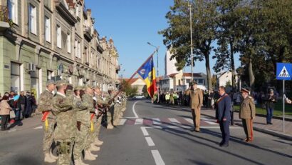 Ziua Armatei României, marcată la Lugoj printr-o ceremonie militară și religioasă
