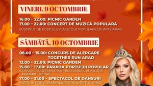 Festivalul Toamnei și Festivalul Familiei, la Consiliul Județean Arad. Trei zile de muzică, tradiții și distracție