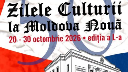 Zilele Culturii la Moldova Nouă 2026: ediția aniversară cu numărul 50, între 20 și 30 octombrie