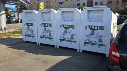 Containere pentru colectarea deșeurilor textile, instalate în Caransebeș. Ce pot depune cetățenii