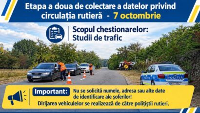 Șoferii din Caraș-Severin, opriți pentru o scurtă anchetă de trafic. Unde se desfășoară acțiunea DRDP Timișoara
