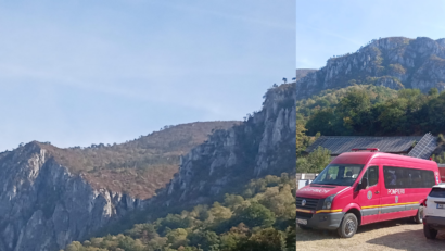 Incendiul din Domogled: situaţia s-a îmbunătăţit, dar DN 67D rămâne restricţionat în zona Băile Herculane