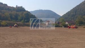 Incendiul din Domogled: situația s-a îmbunătățit, dar DN 67D rămâne închis