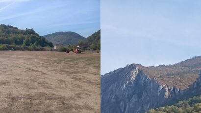 Incendiul din Domogled: situaţia s-a îmbunătăţit, dar DN 67D rămâne restricţionat în zona Băile Herculane
