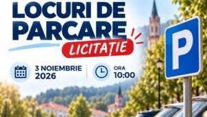 Licitație pentru locurile de parcare de reședință din Reșița. Care sunt zonele vizate