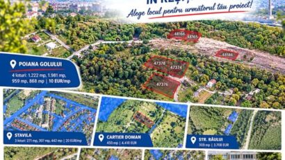 Primăria Reșița scoate la licitație terenuri și un spațiu comercial. Ofertele se depun până pe 2 noiembrie