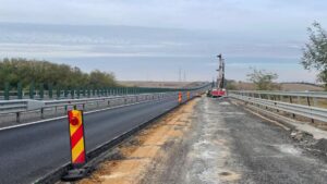 Noi restricții pe autostrada A1, între Margina și Traian Vuia. Se fac lucrări de consolidare a carosabilului