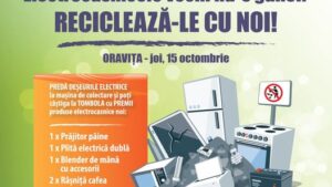 Electrocasnicele vechi nu-s gunoi! Orăvițenii pot preda deșeurile electrice și pot câștiga produse noi