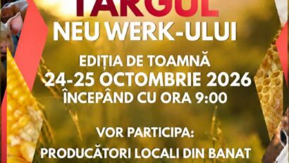 Târgul NeuWerk-ului revine la Bocșa. Producători locali, meșteri populari și agricultori, așteptați la ediția de toamnă