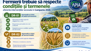 APIA Caraş-Severin: Fermierii trebuie să respecte termenele pentru Campania 2026