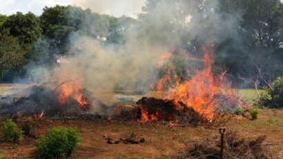 Incendiu de vegetație în Caraș-Severin: un bărbat de 83 de ani a fost găsit carbonizat