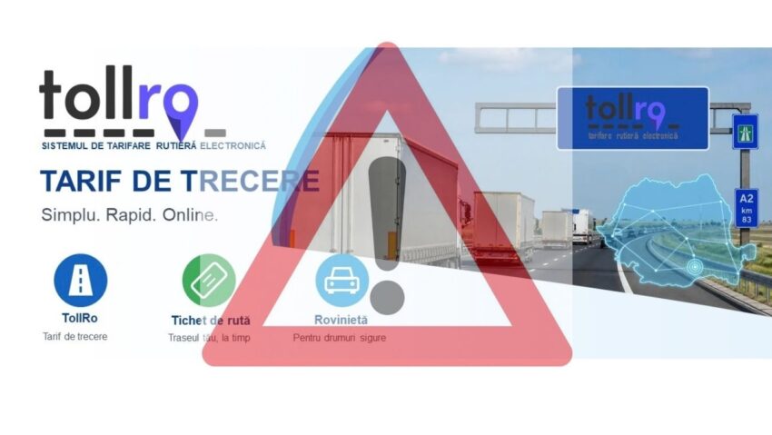 Probleme tehnice la TollRo chiar în prima zi. CNAIR: utilizatorii afectați nu vor fi sancționați